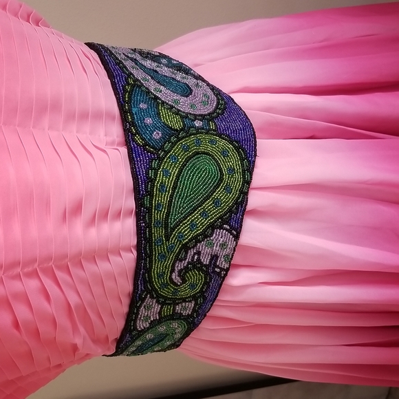 Vintage Hand Beaded Adjustable Belt - Picture 6 of 17